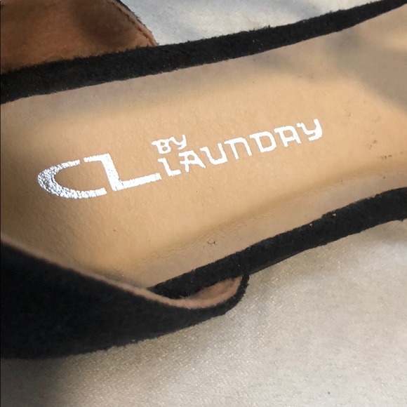 CL by Laundry - Dressy Black Flats - Picture 6 of 7